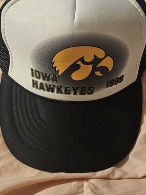 Iowa Hawkeyes Black and Gold Trucker Hat